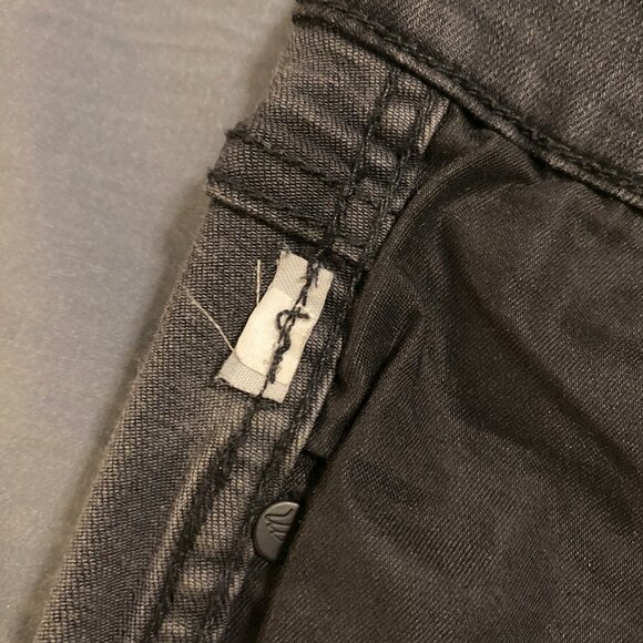 Madewell 10" High Rise Skinny Washed Black size 27 - Picture 6 of 8